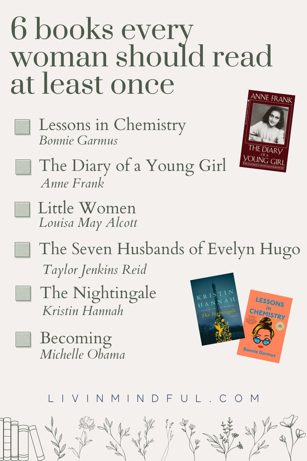 6 books every woman should read at least once list