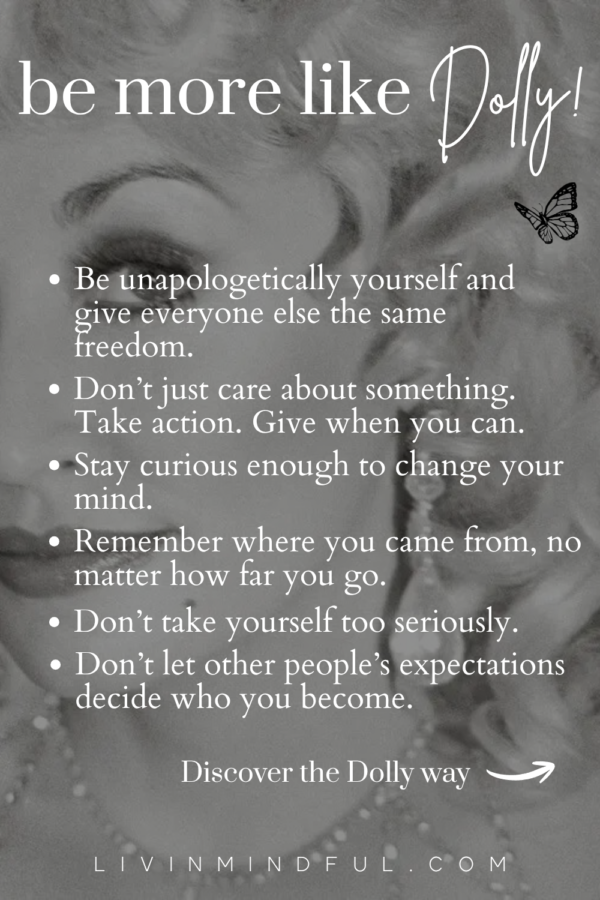 be more like dolly parton